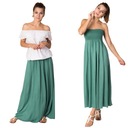 ХИТ СЕЗОНА ДЛИННАЯ ЮБКА-ПЛАТЬЕ МАКСИ 2в1 ЗЕЛЕНОЕ