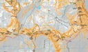 Польские Татры - Орла Перч - Ламинированная карта