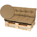 Poduszki na meble z palet ławkę 120x80+120x40 beż