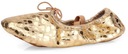Обувь для балета и танцев Кожаная балетная обувь размер 34 GOLD Pattern