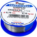 Припой оловянный ПРОФЕССИОНАЛ 0,70мм 100г