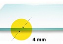 КАМИННОЕ СТЕКЛО ДЛЯ КОЗЫ-ПЕЧИ, ТЕРМОСТОЙКАЯ ВСТАВКА, РАЗМЕР 4ММ, СТЕКЛО + БЕСПЛАТНО