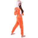 LISEK Lis PIŻAMA Kigurumi Onesie Przebranie Kombinezon Kostium M 155-164 cm