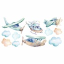 БОЛЬШОЙ НАБОР НАКЛЕЙКИ НА САМОЛЕТ, ОБЛАКА НА НАСТЕНУ