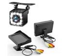 КАМЕРА ЗАДНЕГО НАПРАВЛЕНИЯ 12 СВЕТОДИОДОВ + МОНИТОР 5 СТОЯЩАЯ 15 м