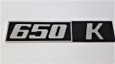 Эмблема-значок с надписью 650 К для Fiat 126p