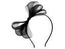 FASCINATOR, ОКНО ДЛЯ ВОЛОС, черная повязка на голову