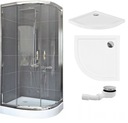 KABINA PRYSZNICOWA 80x80 POWŁOKA BRODZIK SLIM