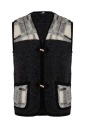 ТЕПЛЫЙ ЖИЛЕТ ИЗ 100% МЕРИНОСОВОЙ ШЕРСТИ, размер XL