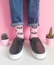 4LCK Farebné vtipné ponožky v psíky mopslíky Veľkosť 39-42