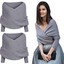 ТЕПЛОЕ ПОНЧО, СВИТЕР, КРЫШКА, ШАРФ, РУКАВА, ЦВЕТА