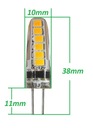 LED ЛАМПОЧКА G4 3Вт 12В силикон, прочная, яркая, 4 шт. в упаковке