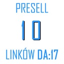 Позиционирование SEO-ссылок - 10 Presell DA=17