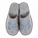 ТАПОЧКИ ЖЕНСКИЕ ВОЙЛОЧНЫЕ, ВЫСОКИЕ ТАПОЧКИ, ЦВЕТЫ, R 41