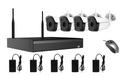 НАБОР 4х НАРУЖНЫХ БЕСПРОВОДНЫХ КАМЕР С WIFI 5 МП