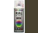 MOTIP RAL ACRYL 6014 МАТОВАЯ АКРИЛОВАЯ КРАСКА DUPLI-COLOR СПРЕЙ 400 МЛ