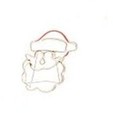 СТ. Голова Санта-Клауса 3D светодиодная змея для вашего сада