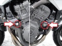 HONDA CBF 600 04-07 - ТВЕРДЫЕ АВАРИЙНЫЕ НАКЛАДКИ