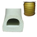 Uszczelka samoprzylepna do okien D 12x10 mm BIAŁA