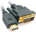 005 KABEL DVI-HDMI 2M M/M FULL HD GOLD