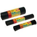 Черные мешки для мусора, ОЧЕНЬ ПРОЧНЫЕ, 10 шт, 60л