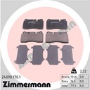 ZIMMERMANN SABOTS DE FREIN AVANT VW TOUAREG I II 7L 7P CR7 photo 2 - milautoparts-fr.ukrlive.com