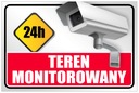 Teren MONITOROWANY TABLICZKA 40x27 tablica PCV zadruk UV bezpośredni WR5