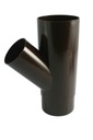 Тройник Marley Gutters TEE 45 футов, 105/75, коричневый