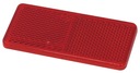 ПРИКЛЕИВАННЫЙ РЕФЛЕКТОР 9х4см КРАСНЫЙ