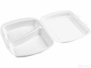 Обеденный контейнер из пенопласта, 2 части/60 шт.