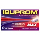 Ibuprom Max 400 mg ból gorączka p/bólowy 48 tabl Kod producenta 5909990674121