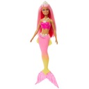 Mattel Barbie Dreamtopia: Ružová bábika Morská víla s bielou korunkou Stav balenia originálne