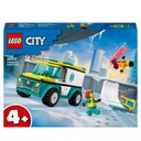 LEGO City 60403 «Скорая помощь и сноубордист»