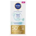 Nivea Sun Derma Skin Clear SPF 50+ 40 ml Fluid podkład do twarzy na słońce