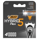 Картриджи для бритвы BiC Hybrid 5 Flex блистеры по 4 шт.