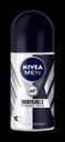 NIVEA MEN BLACK&WHITE INVISIBLE ORIGINÁL ANTIPERSPIRANT ROLKA NA 50 ml Druh roll-on (guličkový)