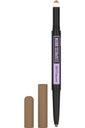 Maybelline Express Brow Satin Duo obojstranná ceruzka na obočie 01 Dark Blonde Hmotnosť (s balením) 0.01 kg