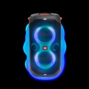 JBL Partybox 110 - čierna Funkcie funkcia karaoke funkcia powerbanky odolný voči striekajúcej vode podpora zvukových súborov ovládanie pomocou smartfónu
