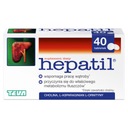 Hepatil 40 tabliet Hmotnosť (s balením) 0.022 kg