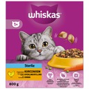 WHISKAS STERILE KURCZAK Kruche Paszteciki 800G