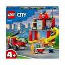 LEGO City 60375 Hasičská stanica a hasičské auto Značka LEGO