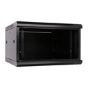 Шкаф-стойка настенный 6U 600x600 Черный