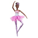 Barbie świecąca baletnica z fioletową spódniczką Efekty świetlne