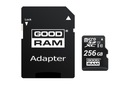 GOODRAM 256GB CL10 UHS I microSD karta + adaptér Kapacita karty 256 GB