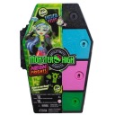 MONSTER HIGH GHOULIA YELPS DOLL + аксессуары HNF81 неоновая серия