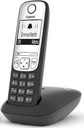Беспроводной телефон GIGASET A690 черно-серебристого цвета