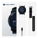 Motorola Moto Watch 100 GPS Tętno Sen Phantom Black Przekątna ekranu 1.3"