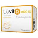 IBUVIT D3 4000 j.m. Lek witamina D3 90 kapsułek