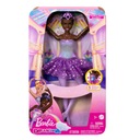 Barbie świecąca baletnica z fioletową spódniczką Rodzaj pojedyncza lalka