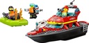 LEGO City 60373 Hasičský čln Séria Mesto